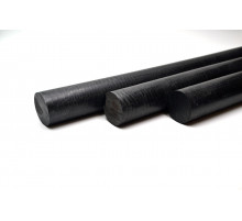 Полиацеталь черный стержень Ф 50 мм ПОМ-С (L=1000 мм, ~3,0 кг)