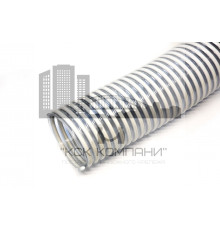 Шланг спиральный НВС Ф 63 мм из ПВХ серия 700L белый (бухта 30 м)