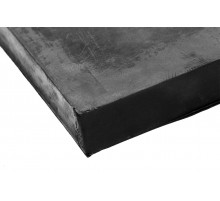 Техпластина резиновая на отвал (скребок) 500х250х40 мм (полимерный трос 6 мм)