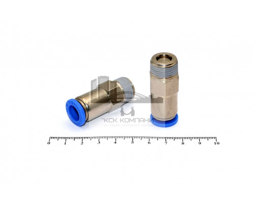 Пневмофитинг обратный клапан с наружной резьбой CVPC 10-03 (R3/8)