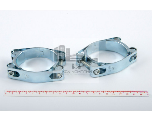 Хомут силовой двухболтовый 55-65/20 W1