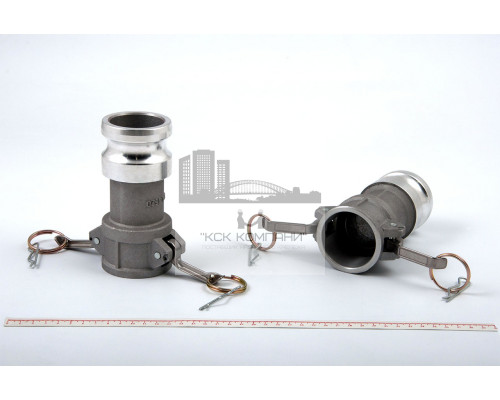 Камлок переходной алюм. DA-1520 (МАМА 38мм + ПАПА 50мм) 1 1/2 х 2