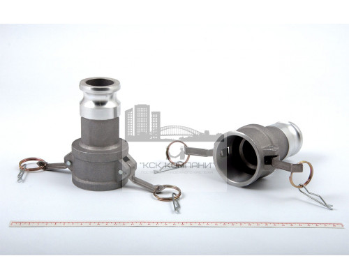 Камлок переходной алюм. DA-2015 (МАМА 50мм + ПАПА 38мм) 2 х 1 1/2