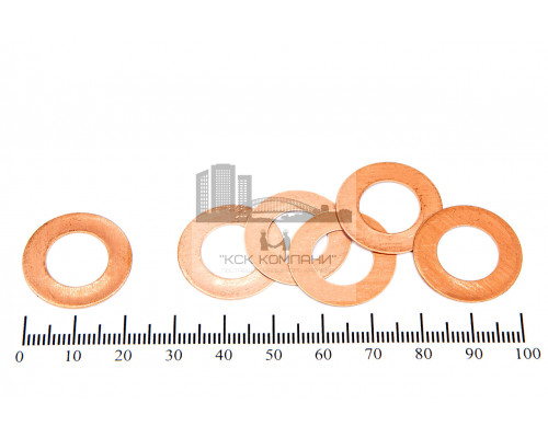 Шайба медная 12*22*0.3