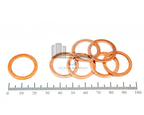 Шайба медная 18*24*1.0