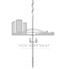 Металлическая гибкая связь с винтовой накаткой