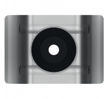 Стальной тарельчатый элемент для крепления светопрозрачных профилированных листов к несущим конструкциям комплектуется уплотнителем