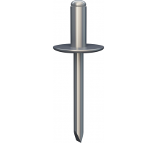 Заклепки из коррозионностойкой стали с увеличенным бортиком