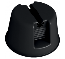 Держатель провода-молниеотвода для фиксации проводов приема прямого разряда и отвода тока молнии к заземлению