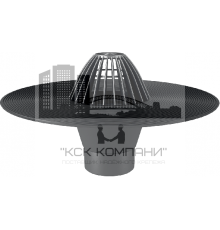 Кровельная воронка с листвоуловителем