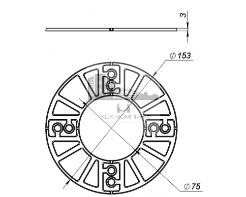 Кольцо выравнивающее TLR