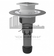 Воронка ремонтная обогреваемая, используется для непосредственного монтажа со стальными, чугунными или пластиковыми трубами диаметром 110
