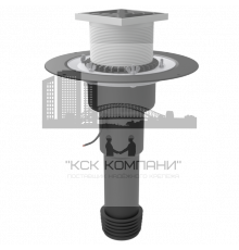 Воронка ремонтная обогреваемая, используется для непосредственного монтажа со стальными, чугунными или пластиковыми трубами диаметром 110