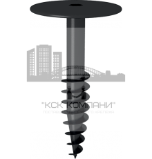 Тарельчатый винтовой полимерный анкер