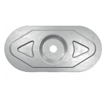 Стальной тарельчатый элемент для крепления рулонных гидроизоляционных материалов к несущим и ограждающим основаниям из металла