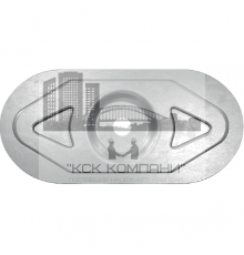 Стальной тарельчатый элемент для крепления рулонных гидроизоляционных материалов к несущим и ограждающим основаниям из металла