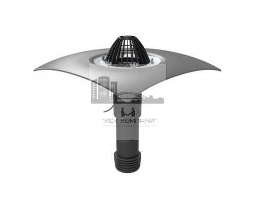 Воронка ремонтная обогреваемая, комплектуется листвоуловителем и ПВХ фартуком