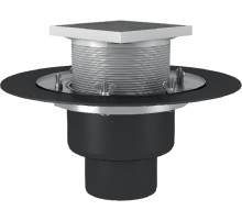 Кровельная воронка обогреваемая с обжимным фланцем, саморегулируемый электроподогрев сохраняет надежность водоотвода в зимний и осенний