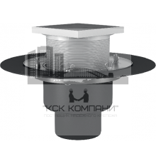 Кровельная воронка обогреваемая с обжимным фланцем, саморегулируемый электроподогрев сохраняет надежность водоотвода в зимний и осенний