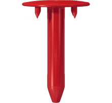 Полимерный тарельчатый элемент с шипами на нижней поверхности держателя