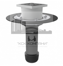 Воронка ремонтная, используется для непосредственного монтажа со стальными, чугунными или пластиковыми трубами диаметром 110 мм, комплекту