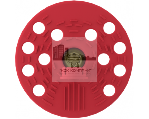 Полимерный тарельчатый дюбель с специальной тепло- и гидроизоляционной заглушкой, укомплектованный вкручиваемым распорным элементо