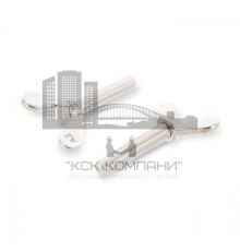 Винт-барашек DIN 316 A2 с округлыми лепестками немецкой формы, M5x25 мм