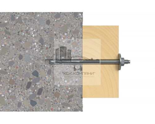 Анкер клиновой  FBN II GS с увеличенной шайбой экономичный, M16x420/300/315 мм