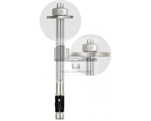 Анкер клиновой  FAZ II K GS с увеличенной шайбой укороченный, M12x90/10 мм