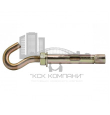 Анкерный болт с крюком AB-KR распорный ЖЦ, M8 10x50 мм