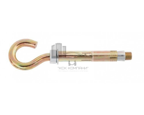 Анкерный болт с крюком AB-PKD двухраспорный ЖЦ, M8 12x250