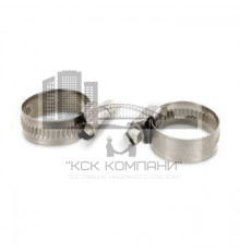 DIN 3017 A2 90-110/12 Хомут (шланговый зажим) нержавеющий, с червячной передачей тип А