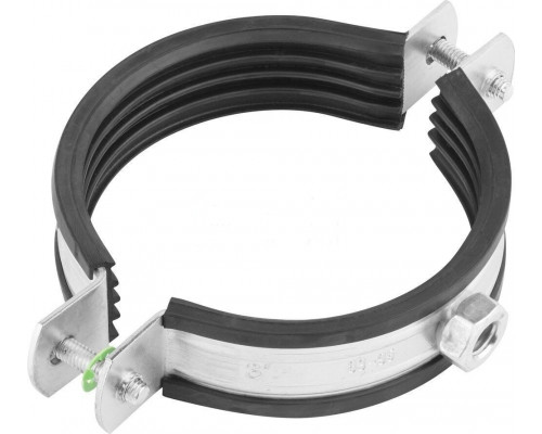 Хомут трубный HOM SG V с гайкой и резиновым уплотнителем ОЦ, M10 2 1/2 (74-80) Хомут трубный HOM SG V с гайкой и резиновым уплотнителем ОЦ, M10 2 1/2 (74-80)