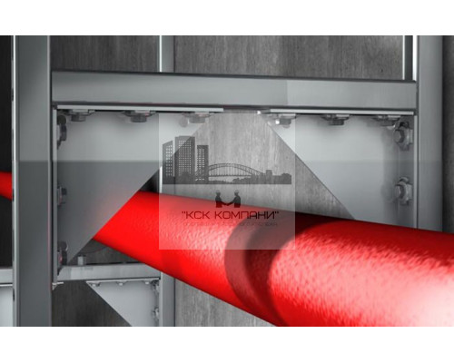 PWK 200/200 Уголок для соединения 90° двух профилей FUS и гайки PFCN 41