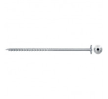 Шуруп конструкционный FPF-WT ZPP 50 с тарельчатой головкой и неполной резьбой шлиц TX, 10x340 мм