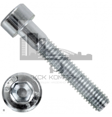 Винт с цилиндрической головкой и шестигранным углублением DIN 912 8.8 неполная резьба ОЦ, M16x200 мм