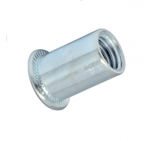 ZG-CBBZ Заклепка-гайка без насечек цилиндрическая с цилиндрическим бортиком