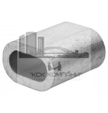 Зажим для троса DIN 3093 алюминиевый, D7