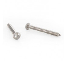 Art. 9130 A2 C 6,3X19 Винт антивандальный самонарезающий с полукруглой головкой, острый конец, шлиц ONE-WAY