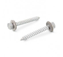 Саморез кровельный острый Art. 9057 A2 A с шестигранной головкой и EPDM-шайбой, 6.5x300 мм