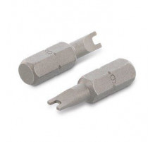 Бита для антивандальных винтов Art. 9109 шлиц Spanner, 1/4" SP12x25 мм