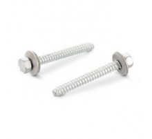 Саморез кровельный тупой Art. 9057 A2 BZ с шестигранной головкой и EPDM-шайбой, 6.3x240 мм