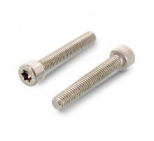 Винт с цилиндрической головкой ISO 14579 A2 с насечками полная резьба шлиц Torx, M8x30 мм