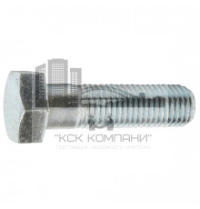 Болт шестиранный ГОСТ 7798 5.8 неполная резьба ОЦ, M6x30 мм