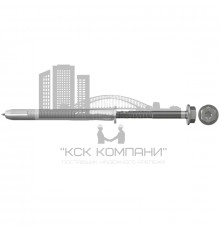 Дюбель фасадный с шурупом fischer FUR FUS A4 с шестигранной головкой и прессшайбой, 10х80 мм