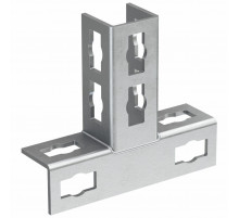 Кронштейн соединительный fischer PFUF 2D ZL для системы FUS гоц. сталь, 153x175x42x4 мм