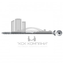 Саморез потайной по дереву fischer FPF II CTP неполная резьба шлиц TX, 6x100 мм