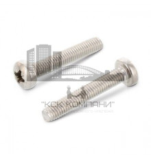 Винт резьбовыдавливающий DIN 7500 A2 CE с полукруглой головкой шлиц PZ, M3x5 мм