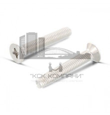 Винт резьбовыдавливающий DIN 7500 A2 ME с потайной головкой шлиц PZ, M4x8 мм