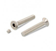 Art. 9141 A2 M8X12 с заглушкой Винт с потайной головкой и внутренним шестигранником + антивандальная заглушка